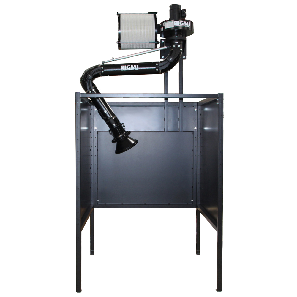 gmi welding booth with extractor